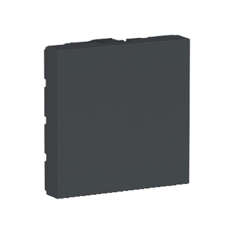 Schneider Electric Blind cover, New Unica, 2 modules, anthracite NU986654