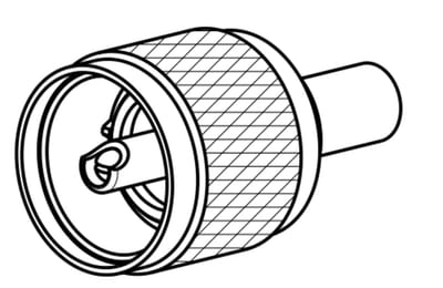 UHF male for RG58 (22542678)
