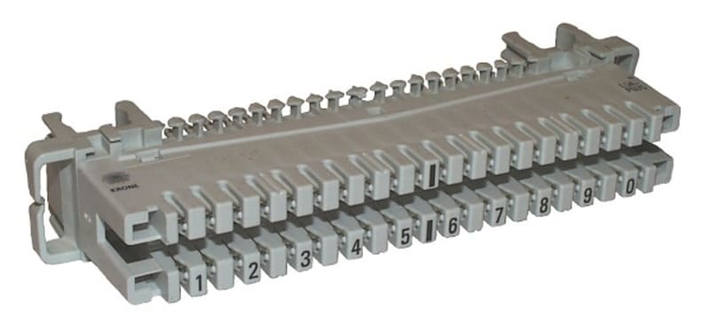 Foss 6901121 Terminal Block 10-Pair PROFILE Dark Finish