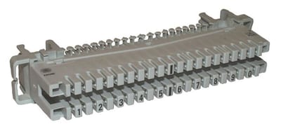 Foss 6901121 Terminal Block 10-Pair PROFILE Dark Finish