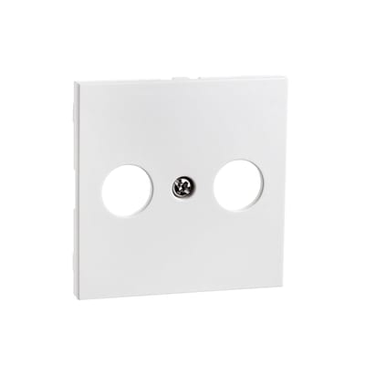 Centre Plate TV/Radio White