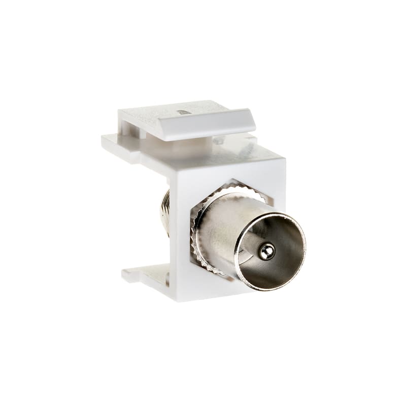 Keystone F-IEC Connector HANN White (78916)