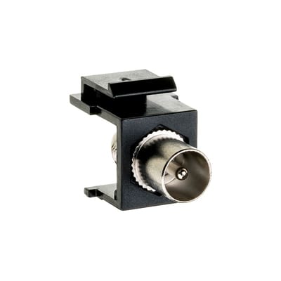 Keystone F-IEC Connector HANN Black