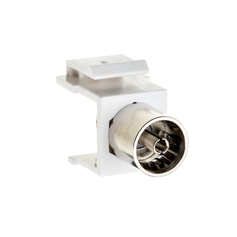 Keystone F-IEC Connector HUNN White (78918)