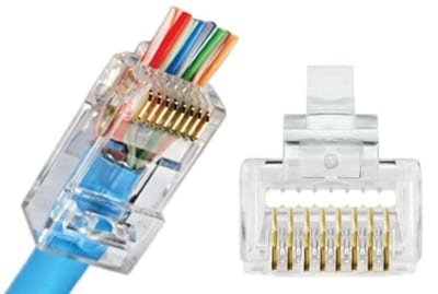 Mod.plug RJ45 Cat. 6A UTP Solid/Stranded