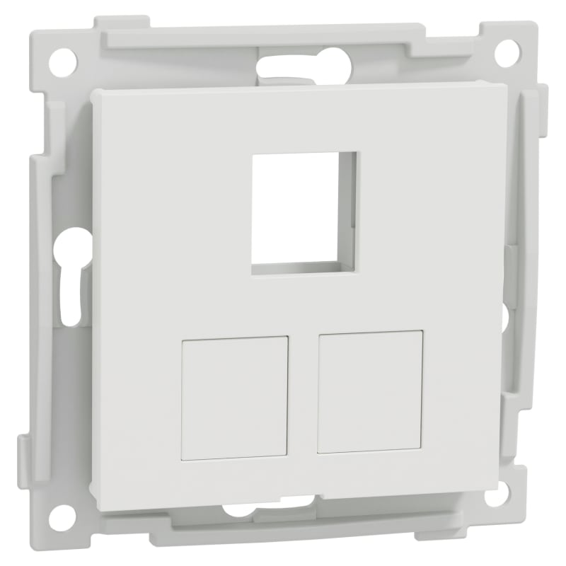 RS Centre Plate 3X Keystone straight PURE WHITE (EKO30482)