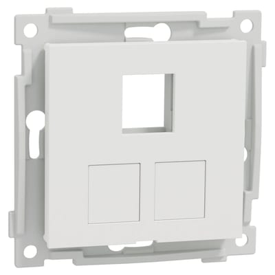 RS Centre Plate 3X Keystone straight PURE WHITE