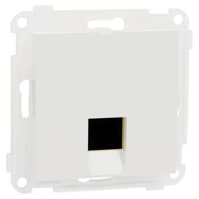 RS Modular socket 1X8 Cat 6 UTP LSA PURE WHITE