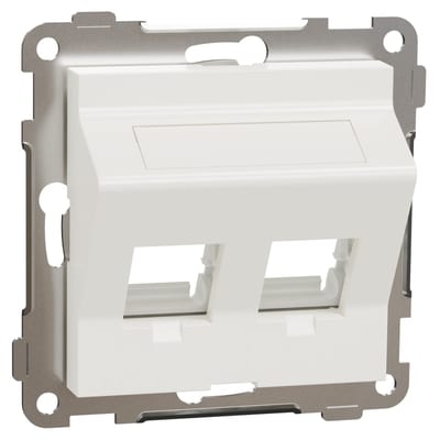RS/PLUS Centre Plate 2X Keystone oblique POLAR WHITE