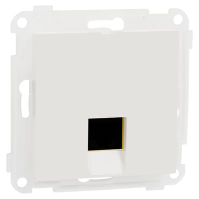 RS/PLUS Mod.outlet 1X8 Cat 6 UTP LSA POLAR WHITE