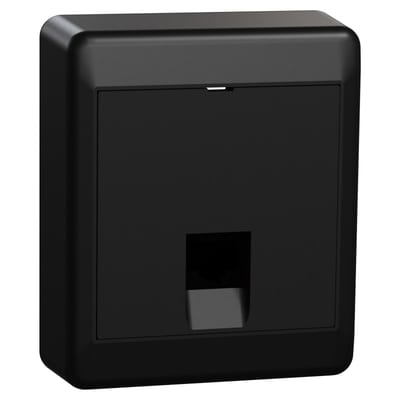 RS Modular socket P 1X8 Cat 6 UTP LSA Black