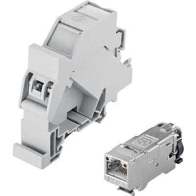 EPIC® DATA RJ45 CAT.6A DIN Mounted T568B