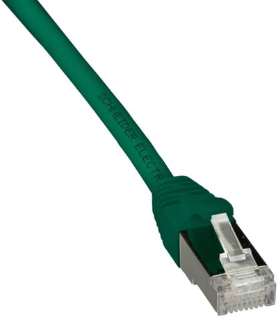 Patch CORD STP CAT. 6A 0,5M Green