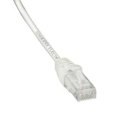 Schneider Electric Patch cord, Actassi, Category 6, U/UTP, LSZH, 1 m, white ACTPC6UULS10WE