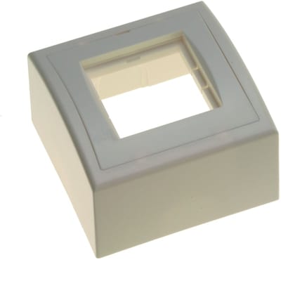Nexans Surface Box for 45x45 mm Central Plate White Halogen-Free