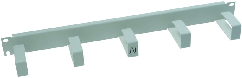 Nexans N102.105 1U 19-inch Cable Management Panel with Rings