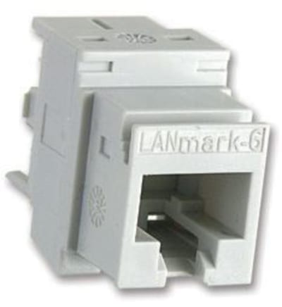 Nexans LANmark-6 Unshielded RJ45 Snap-In Jack for Solid Cable