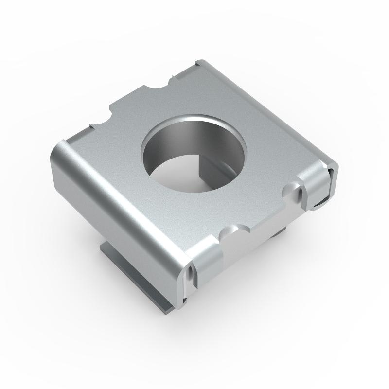 nVent HOFFMAN CN6 Cage Nut, CN, 17X17X13MM, Zinc Plated, Mild Steel