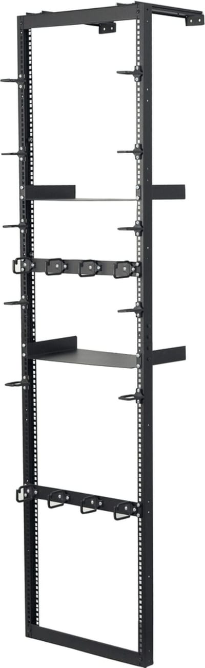 19" stand, 48HE, m/ adjustable depth