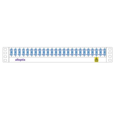 FP15 1,5U Panel with DRAWER, 24 HOLE SC DUP