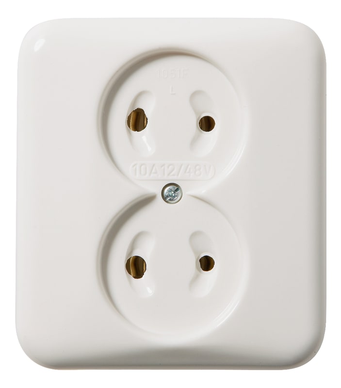 1051L Socket Recessed POLAR WHITE (4392)