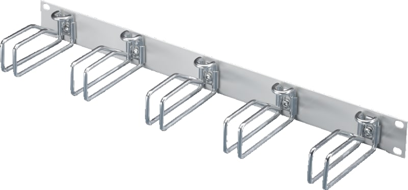 Rittal 7257200 DK Cable Management Panel 1U, 19-inch