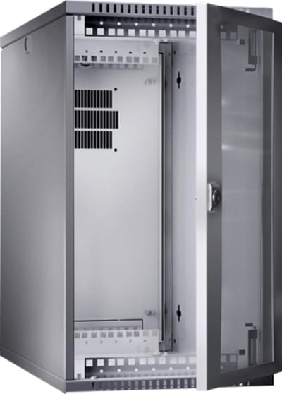Verticalbox, 5U with glassdoor