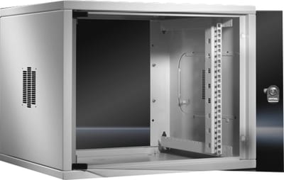QE Wall-mount cabinet with glassdoor 9U