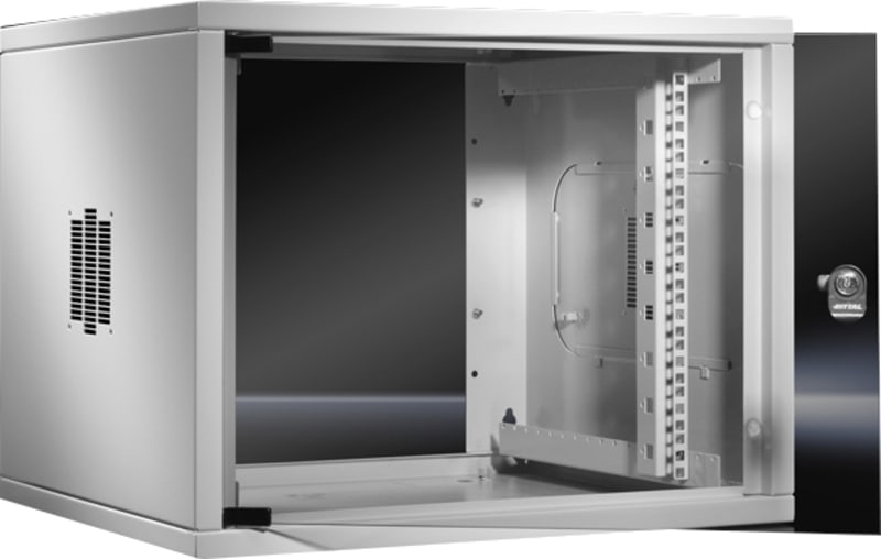QE WALL-Mount Cabinet with Glassdoor 12U (7057020)