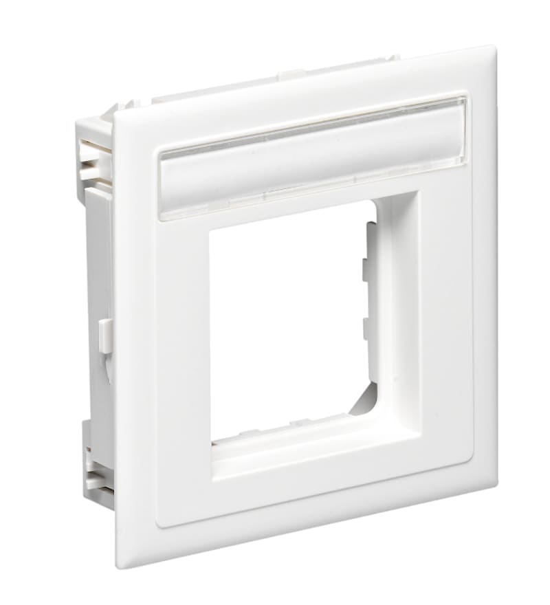 Schneider Electric CYB Snap-In Data Outlet Cover, White (5970120)
