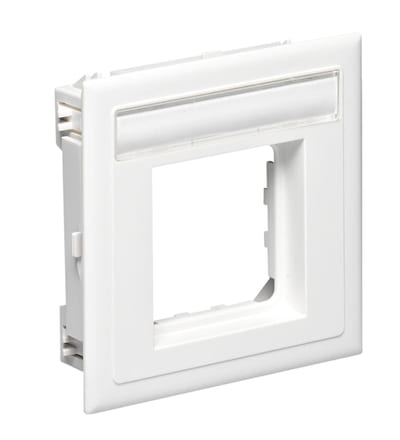 Schneider Electric CYB Snap-In Data Outlet Cover, White