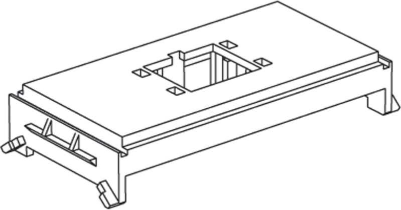 CYB-DC Keystone insert 1 X R+d-M White (5971728)