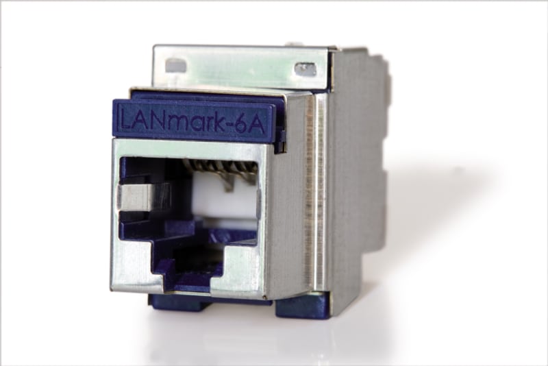 Nexans LANmark-6A Snap-in Shielded RJ45 Keystone Jack (N420.66A)