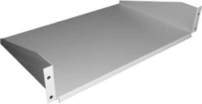 19" Shelf 3HE D=400mm GREY