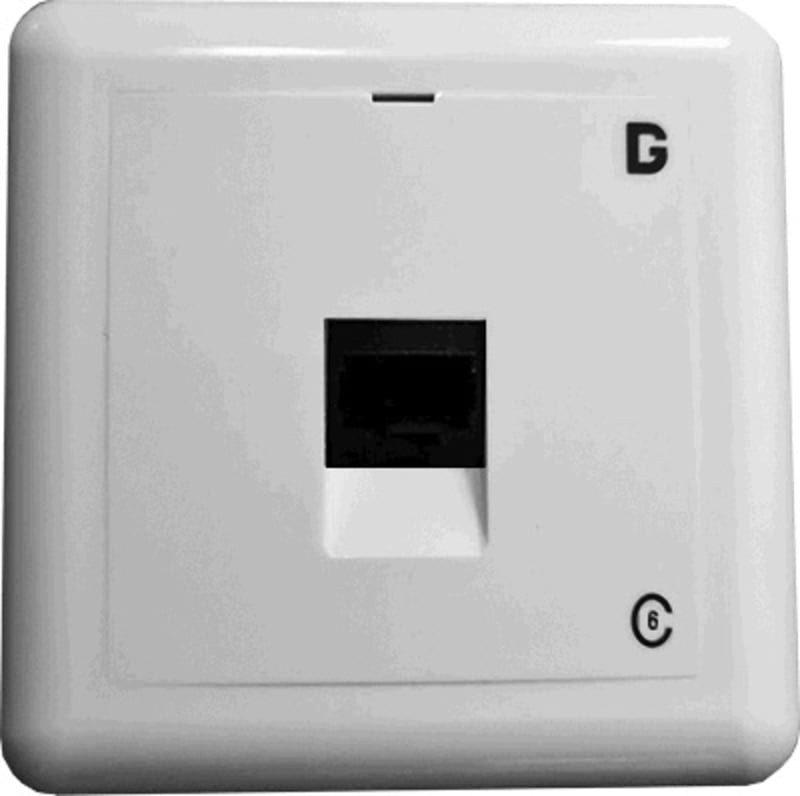 dGlink Mod.connector UTP Cat. 6 recessed 1XRJ45 (30601001)
