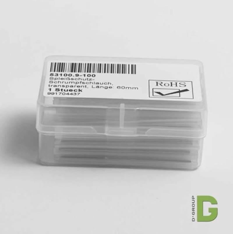 Maxeta 60 mm Heat-Shrink Fibre Splice Sleeve, Pack of 100 (531009)