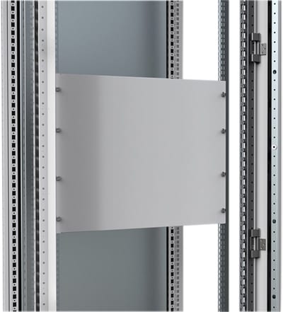 nVent HOFFMAN PAC03 Painted Steel Front Panel, PAC, 134X470X12MM, Light Gray, Mild Steel