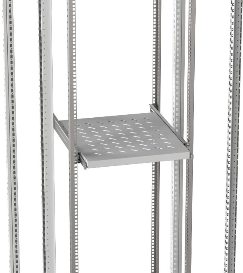 nVent HOFFMAN VTS1470 Telescopic Shelf 19-Inch, VTS, 50X483X500MM, Light Gray, Mild Steel
