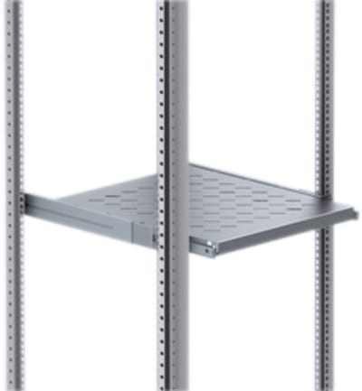 nVent HOFFMAN VTS1597 Telescopic Shelf 19-Inch, VTS, 50X483X600MM, Light Gray, Mild Steel