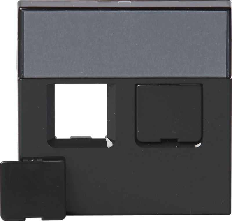 Impressivo SENT.PL. 2 X RJ45 Anthracite (2TKA000605G1)