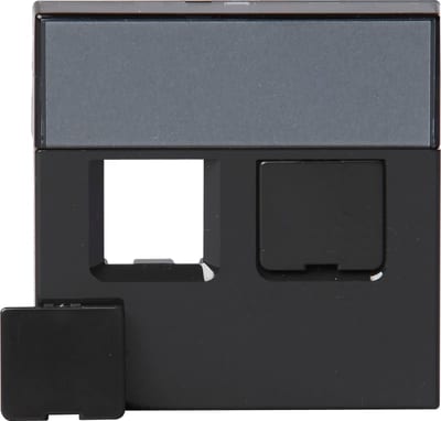 Impressivo SENT.PL. 2 X RJ45 Anthracite