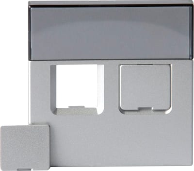 Impressivo SENT.PL. 2 X RJ45 Aluminium