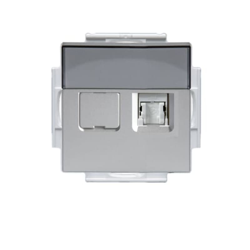 Impressivo In. DATA 2 X RJ45 CAT6 Aluminium (2TKA00000462)