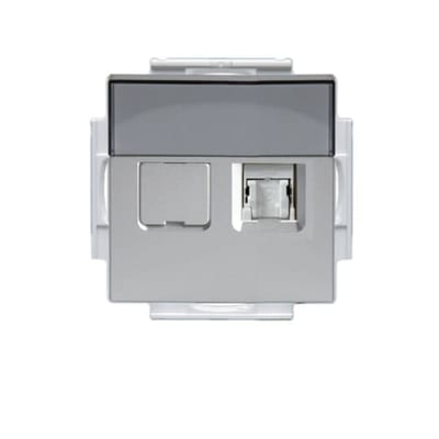Impressivo In. DATA 2 X RJ45 CAT6 Aluminium