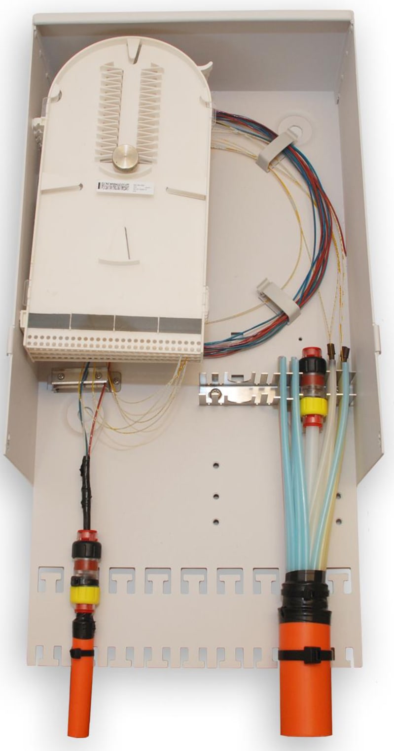 Outdoor cabinet 96-fibre splice housing (NCD5188006)