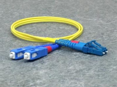 Patch cord DPX, SC-LC, SM, 10 m, yellow