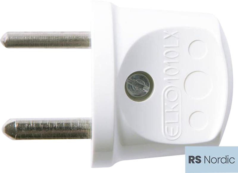 Plug 12/48V RS PURE WHITE (EKO07462)