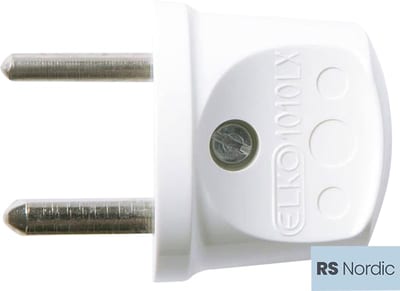 Plug 12/48V RS PURE WHITE