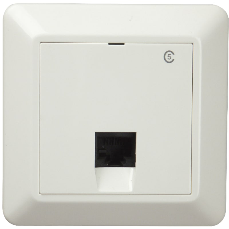 WALLU.CAT. 5 1XRJ45/UTP Recessed (EKO03398)