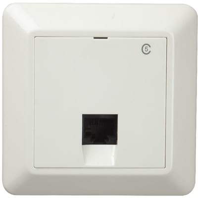 WALLU.CAT. 5 1XRJ45/UTP Recessed